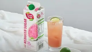 Pink Guava Cocktail with Fruit Tree Fresh