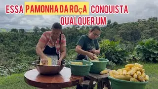 Pamonha da ro&ccedil;a:se tem comida melhor que essa eu desconhe&ccedil;o 