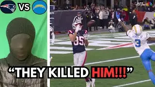 GET HIM HELP!!! Los Angeles Chargers vs New England Patriots Highlights | 2025 NFL Season Wild Card