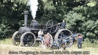 Steam Ploughing in Cornwall August 2021