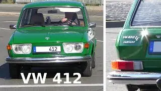 VW Typ 4 - 412 LE Variant 1972 -1973 Oldtimer auf der Stra&szlig;e - classic car on the road