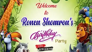 Ronen Shomron's 1st Birthday Live | Reagan Function Hall Vizag Live | Birthday Live event | #live
