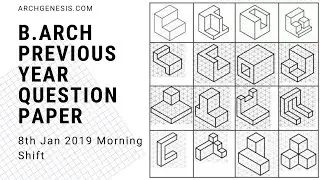 b arch exam preparation | JEE Paper 2 2019 Solved B.ARCH/B.PLANNING Part-2| B.Arch paper Explained