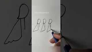 How to draw birds easy #birddrawing #bird #easydrawing #drawingtime