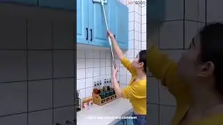 Extendable Triangle Mop 360&deg; Rotatable Squeeze Mop Floor Cleaning Wet Dry Floor Ceiling Windows @