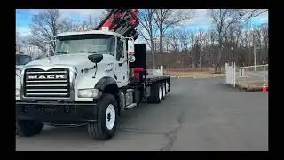 2015 PALFINGER PK3302-EH KNUCKLEBOOM ON 2016 MACK GU713 9623