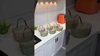 ginger and garlic storage basket that can be hung directly on the wall#viral