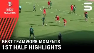 Best Teamwork Moments | 1st Half Highlights | PAK vs AFG | AFC Asian Cup Qualifier 2025 | M3T1U