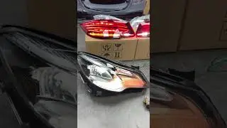 Mercedes E-Class W207 facelift project, new low-profile static headlights + LED rear taillights