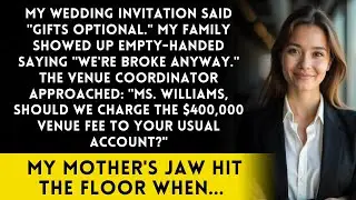 My invite said 'Gifts optional'—family came empty-handed, then saw the shocking venue bill