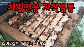 쪽소비용 자작채밀벌통을 소개합니다