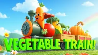 Овощной поезд 🚂🥕 #дети #стихи #мультфильм #длятебя #ребенок #jariworld #короткие стихи #веселая у...
