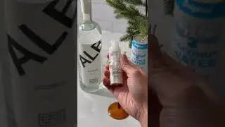 snowglobe cocktail anyone?👀 #coconutwater #cocktail #holidaycocktails #collab