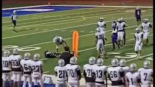 United South 9th Grade Black Team #5 Defensive Strong Safety Arian Chavez aka Peso Hits 