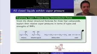 Vapor Pressure, Boiling Point, and Enthalpy of Vaporization | OpenStax Chemistry 10.3
