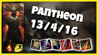 Pantheon vs Zed KOREAN Challenger MID (13/4/16) - v10.25