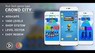 Count Masters: Stickman Crowd Runner Fun Run Game Unity Source Code #unitytechnology  #games
