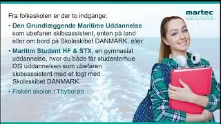 Infomøde om Skipperuddannelserne på MARTEC SKAGEN