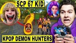 SLİDE EATER SCP 67 &Ccedil;OCUK VE KPOP DEMON HUNTERS'I YERKEN DRONE KAMERALARINA YAKALANDI!! (YARDIM EDİN)