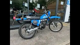 SUZUKI TS185 ER 1980 BLUE WALK ROUND & START UP