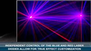 Chauvet Min Laser RGX 2.0 Red & Green Mini DJ Dance Lighting Effect