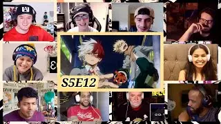 My Hero Academia Season 5 Episode 12 Reaction Mashup | 僕のヒーローアカデミア