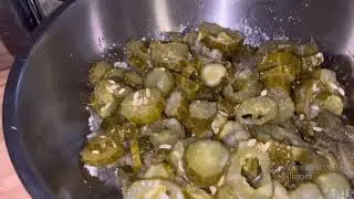 Old Fashioned 7 Day Pickles. #preserving #canning