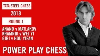 Tata Steel Chess 2018 Round 1: Anand v Matlakov, Kramnik v Wei Yi and Giri v Hou Yifan