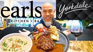 Freshly Opened / Earls Restaurant / Yorkdale Mall / Toronto Foodie Super Value Amazing Taste (中文cc)