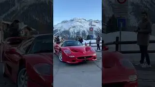 Ferrari F50 in St. Moritz Switzerland 🇨🇭 #f50