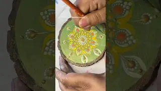 2025 Mandala Coaster Design #handpainted