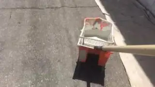 Rollabucket on a ramp