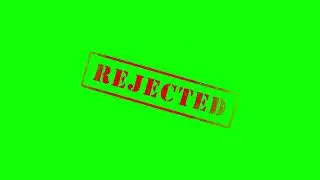 Rejected being Stamped on Green Screen with Alpha Channel Map Multiple Clips in one 4K and Full HD