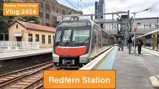 Видеоблог Sydney Trains № 2454: Станция Редферн в Сиднее