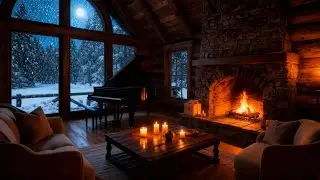 Fireplace Ambience for Deep Sleep | Gentle Crackling Fire