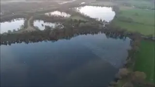 weybread fishing pits from the sky