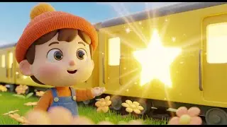 The Rainbow Train Goes Clickety Clack | Fun Kids Rhyme & Learning Animation 2025