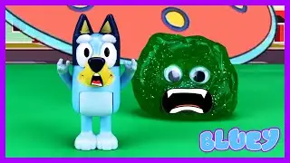 👽Bluey's Slime Alien Invasion!👽 Pretend Play With Bluey Toys | Moppet's Play 'n' Learn
