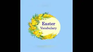 Easter Vocabulary for kids