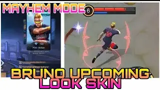 BRUNO 2 NEW SKIN + MAYHEM MODE UPDATE ( Mobile Legends Leak )