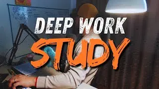 Study With Me | No Talking &bull; White Noise &bull; Deep Work  | (Live)