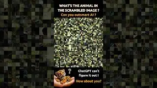 Can you outsmart AI? Guess the Animal from Scrambled Images