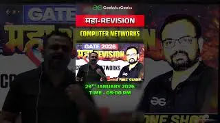 MAHA REVISION🔥Computer Networks | GATE 2026 Final Push #shorts #gfg #gate