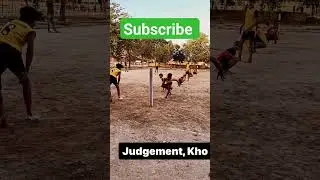 JUDGEMENT KHO|| KHO-KHO SKILLS|| &copy;️ SURENDER SINGH SIR|| KHO-KHO CHAMPIONS #khokho #khokhoskills