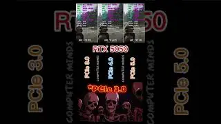 RTX 5050 PCIe 3.0 vs 4.0 vs 5.0 &ndash; Does It Even Matter? 🤯 #RTX5050 #PCIE3 #PCIE4 #PCIE5