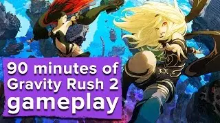 90 minutes of Gravity Rush 2 PS4 gameplay - Chapter 2