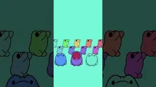 My Brain Cells listening to this song!! #art #animation #frog #phrog #cuteartstyle