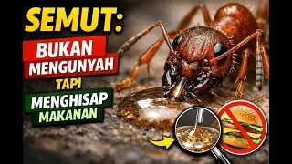 Semut Bukan Mengunyah tapi Menghisap Makanan