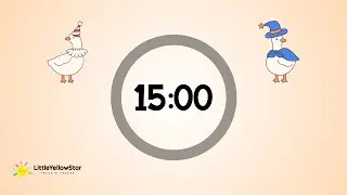 Cute Silly Goose Timer &ndash; 15 Minute Countdown with Music for Kids | Cute Classroom Timer