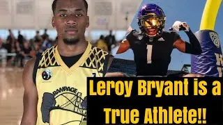 University of Washington Football Commit Leroy Bryant (2023) Last AAU Tournament!